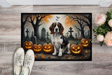 Load image into Gallery viewer, Welsh Springer Spaniel Spooky Halloween Doormat -  18x27 Decorative Floor Mat – Indoor/Outdoor Rug