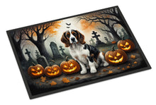 Load image into Gallery viewer, Welsh Springer Spaniel Spooky Halloween Doormat -  18x27 Decorative Floor Mat – Indoor/Outdoor Rug
