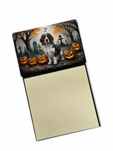 Load image into Gallery viewer, Welsh Springer Spaniel Spooky Halloween Sticky Note Holder- Refiilable Desk Accessory Note Pad
