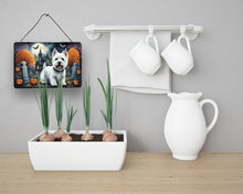 Load image into Gallery viewer, Westie Spooky Halloween Wall or Door Hanging Prints