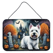 Load image into Gallery viewer, Westie Spooky Halloween Wall or Door Hanging Prints