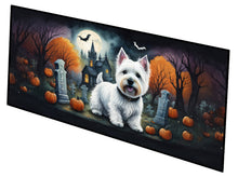 Load image into Gallery viewer, Westie Spooky Halloween Runner Mat 28x58