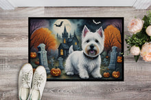 Load image into Gallery viewer, Westie Spooky Halloween Doormat - 24x36 Decorative Floor Mat – Indoor/Outdoor Rug with Artistic Flair