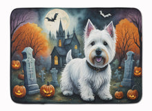 Load image into Gallery viewer, Westie Spooky Halloween Memory Foam Kitchen Mat