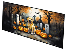 Load image into Gallery viewer, Yellow Labrador Retriever Spooky Halloween Runner Mat 28x58