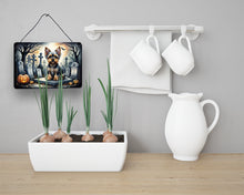 Load image into Gallery viewer, Yorkshire Terrier Spooky Halloween Wall or Door Hanging Prints