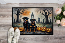 Load image into Gallery viewer, Rottweiler Spooky Halloween Doormat - 24x36 Decorative Floor Mat – Indoor/Outdoor Rug with Artistic Flair