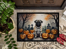 Load image into Gallery viewer, Fawn Pug Spooky Halloween Doormat - 24x36 Decorative Floor Mat – Indoor/Outdoor Rug with Artistic Flair