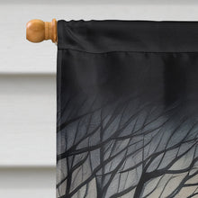 Load image into Gallery viewer, Black Pug Spooky Halloween House Flag