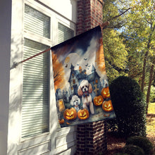 Load image into Gallery viewer, Poodle Spooky Halloween House Flag