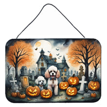 Load image into Gallery viewer, Poodle Spooky Halloween Wall or Door Hanging Prints