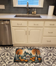 Load image into Gallery viewer, Poodle Spooky Halloween Memory Foam Kitchen Mat