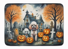 Load image into Gallery viewer, Poodle Spooky Halloween Memory Foam Kitchen Mat