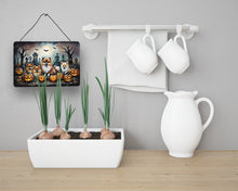 Load image into Gallery viewer, Pomeranian Spooky Halloween Wall or Door Hanging Prints