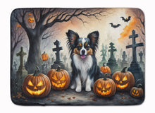Load image into Gallery viewer, Papillon Spooky Halloween Memory Foam Kitchen Mat