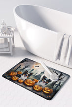Load image into Gallery viewer, Papillon Spooky Halloween Memory Foam Kitchen Mat