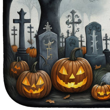 Load image into Gallery viewer, Old English Sheepdog Spooky Halloween Dish Drying Mat