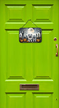 Load image into Gallery viewer, Old English Sheepdog Spooky Halloween Wall or Door Hanging Prints