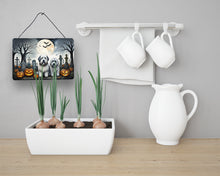Load image into Gallery viewer, Old English Sheepdog Spooky Halloween Wall or Door Hanging Prints