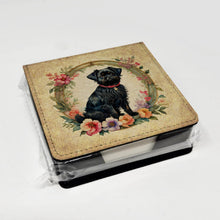 Load image into Gallery viewer, Affenpinscher and Flowers PU Leather Note Paper Holder