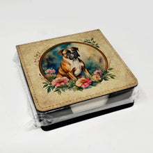 Load image into Gallery viewer, Boxer and Flowers PU Leather Note Paper Holder