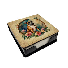 Load image into Gallery viewer, Boxer and Flowers PU Leather Note Paper Holder