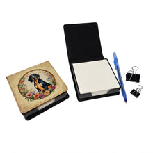 Load image into Gallery viewer, Coonhound and Flowers PU Leather Note Paper Holder