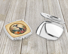 Load image into Gallery viewer, Italian Greyhound and Flowers Compact Mirror – Stylish Purse Mirror with Artistic Covers