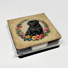 Load image into Gallery viewer, Newfoundland and Flowers PU Leather Note Paper Holder