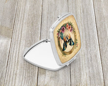 Load image into Gallery viewer, Papillon and Flowers Compact Mirror – Stylish Purse Mirror with Artistic Covers