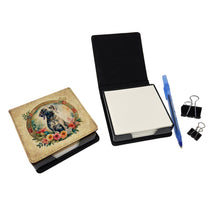 Load image into Gallery viewer, Weimaraner and Flowers PU Leather Note Paper Holder
