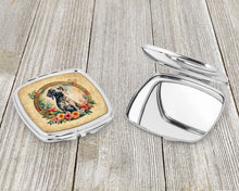 Load image into Gallery viewer, Weimaraner and Flowers Compact Mirror – Stylish Purse Mirror with Artistic Covers