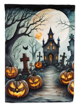 Load image into Gallery viewer, Graveyard Spooky Halloween Garden Flag – Outdoor Decorative Yard Flag