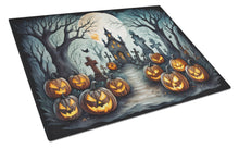 Load image into Gallery viewer, Graveyard Spooky Halloween Glass Cutting Boards – Durable, Decorative Kitchen Art Large