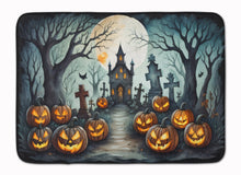 Load image into Gallery viewer, Graveyard Spooky Halloween Memory Foam Kitchen Mat