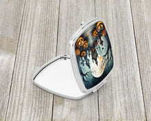Load image into Gallery viewer, Graveyard Spooky Halloween Compact Mirror – Stylish Purse Mirror with Artistic Covers