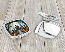 Load image into Gallery viewer, Graveyard Spooky Halloween Compact Mirror – Stylish Purse Mirror with Artistic Covers