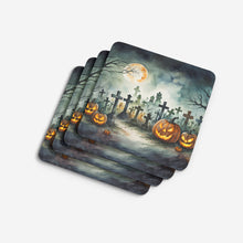 Load image into Gallery viewer, Graveyard Spooky Halloween Foam Coaster