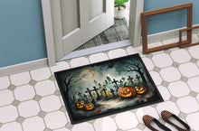 Load image into Gallery viewer, Graveyard Spooky Halloween Doormat -  18x27 Decorative Floor Mat – Indoor/Outdoor Rug