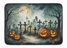 Load image into Gallery viewer, Graveyard Spooky Halloween Memory Foam Kitchen Mat