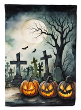 Load image into Gallery viewer, Graveyard Spooky Halloween House Flag