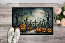 Load image into Gallery viewer, Graveyard Spooky Halloween Doormat - 24x36 Decorative Floor Mat – Indoor/Outdoor Rug with Artistic Flair