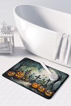 Load image into Gallery viewer, Graveyard Spooky Halloween Memory Foam Kitchen Mat