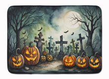 Load image into Gallery viewer, Graveyard Spooky Halloween Memory Foam Kitchen Mat
