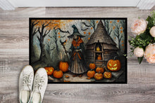 Load image into Gallery viewer, Slavic Witch Spooky Halloween Doormat - 24x36 Decorative Floor Mat – Indoor/Outdoor Rug with Artistic Flair
