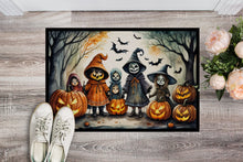 Load image into Gallery viewer, Trick or Treaters Spooky Halloween Doormat - 24x36 Decorative Floor Mat – Indoor/Outdoor Rug with Artistic Flair