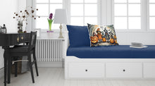 Load image into Gallery viewer, Trick or Treaters Spooky Halloween Fabric Standard Pillowcase – Artistic Decorative Front, White Back