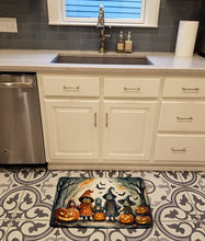 Load image into Gallery viewer, Trick or Treaters Spooky Halloween Memory Foam Kitchen Mat