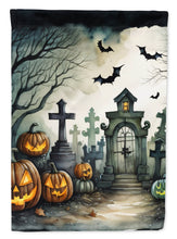 Load image into Gallery viewer, Graveyard Spooky Halloween House Flag