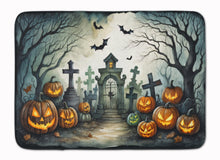 Load image into Gallery viewer, Graveyard Spooky Halloween Memory Foam Kitchen Mat
